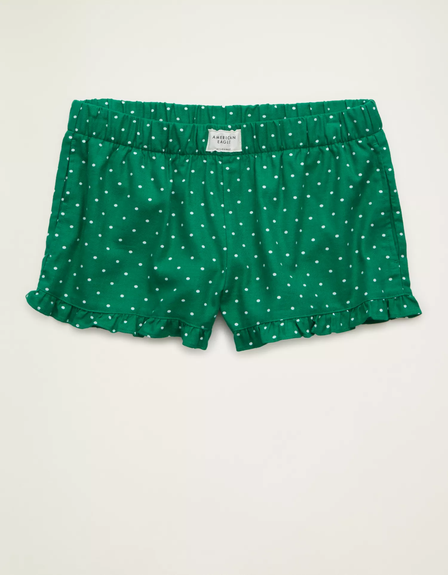 AE Ruffle Flannel Boxer Shorts - thumbnail 5