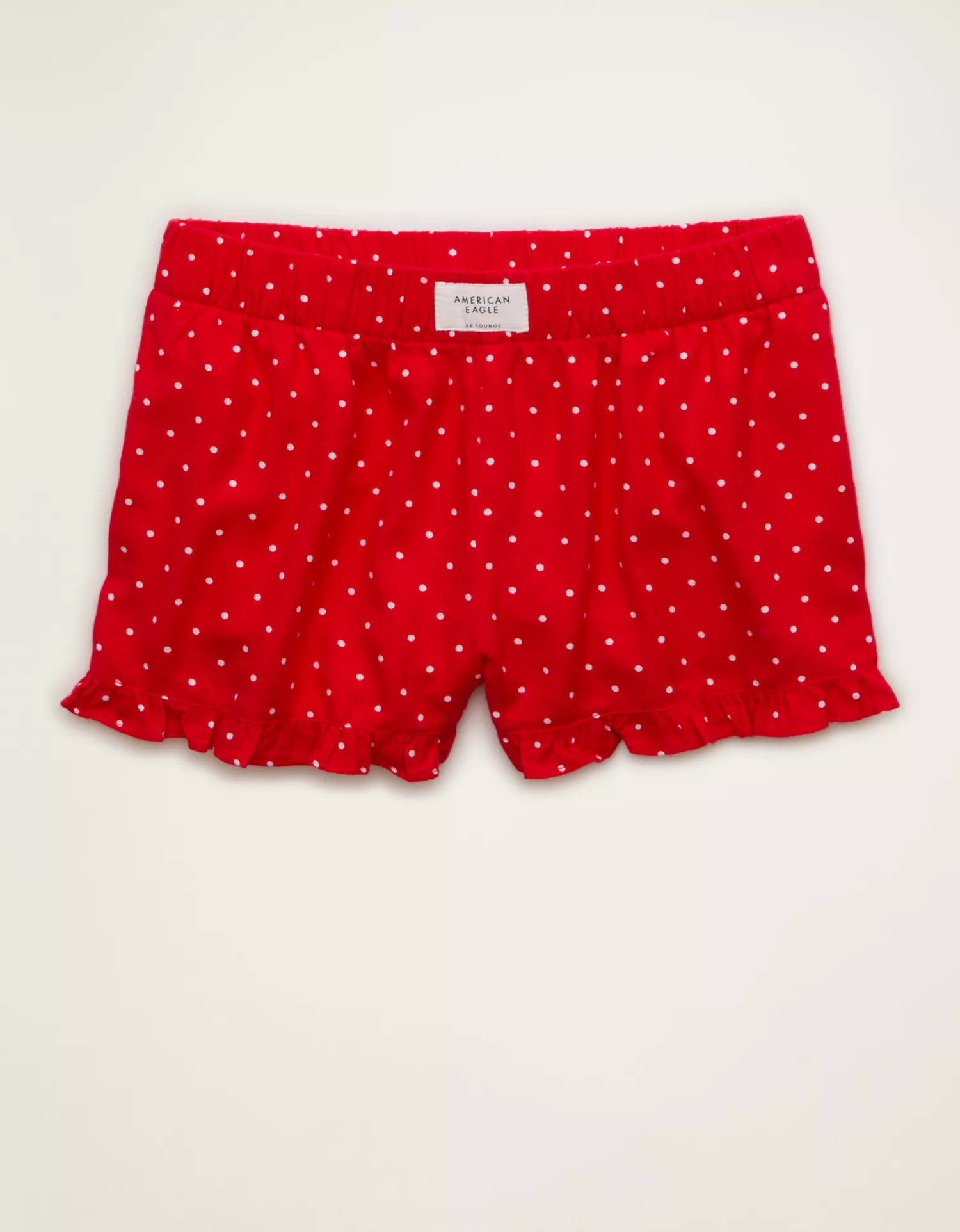 AE Ruffle Flannel Boxer Shorts - thumbnail 7