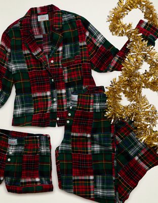 AE Slow Morning Flannel PJ Shorts
