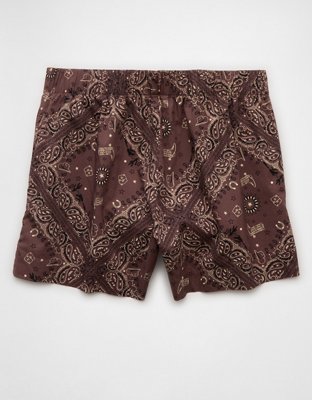 AE Short Bóxer para Dormir Estilo Bandana