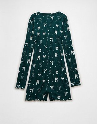 AE Luxe Plush Long Sleeve Romper