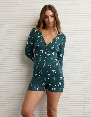 AE Luxe Plush Long Sleeve Romper