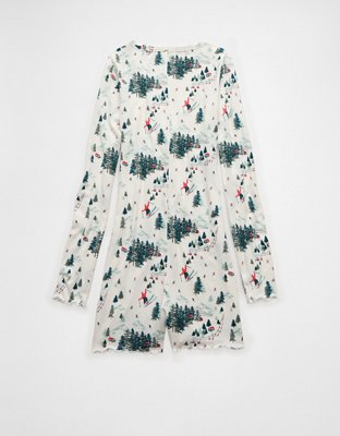 AE Luxe Plush Long Sleeve Romper