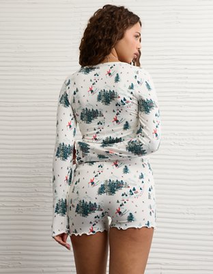 AE Luxe Plush Long Sleeve Romper