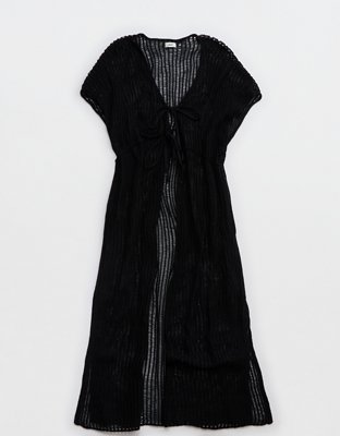 Aerie Crochet Maxi Cape