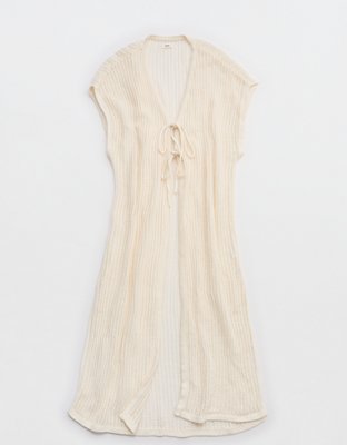 Aerie Crochet Maxi Cape