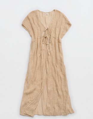 aerie crochet maxi dress Aerie Crochet Maxi Cape