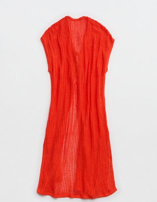 Aerie Crochet Maxi Cape