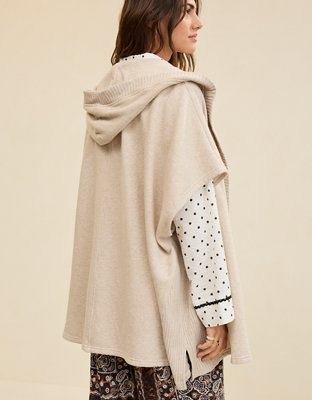 Aerie Hooded Fleece Cape