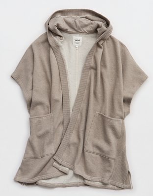 Aerie Hooded Fleece Cape