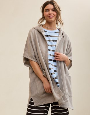 Aerie Hooded Fleece Cape