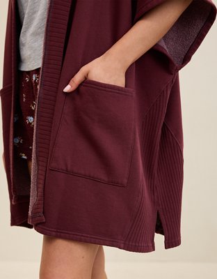 Aerie Hooded Fleece Cape