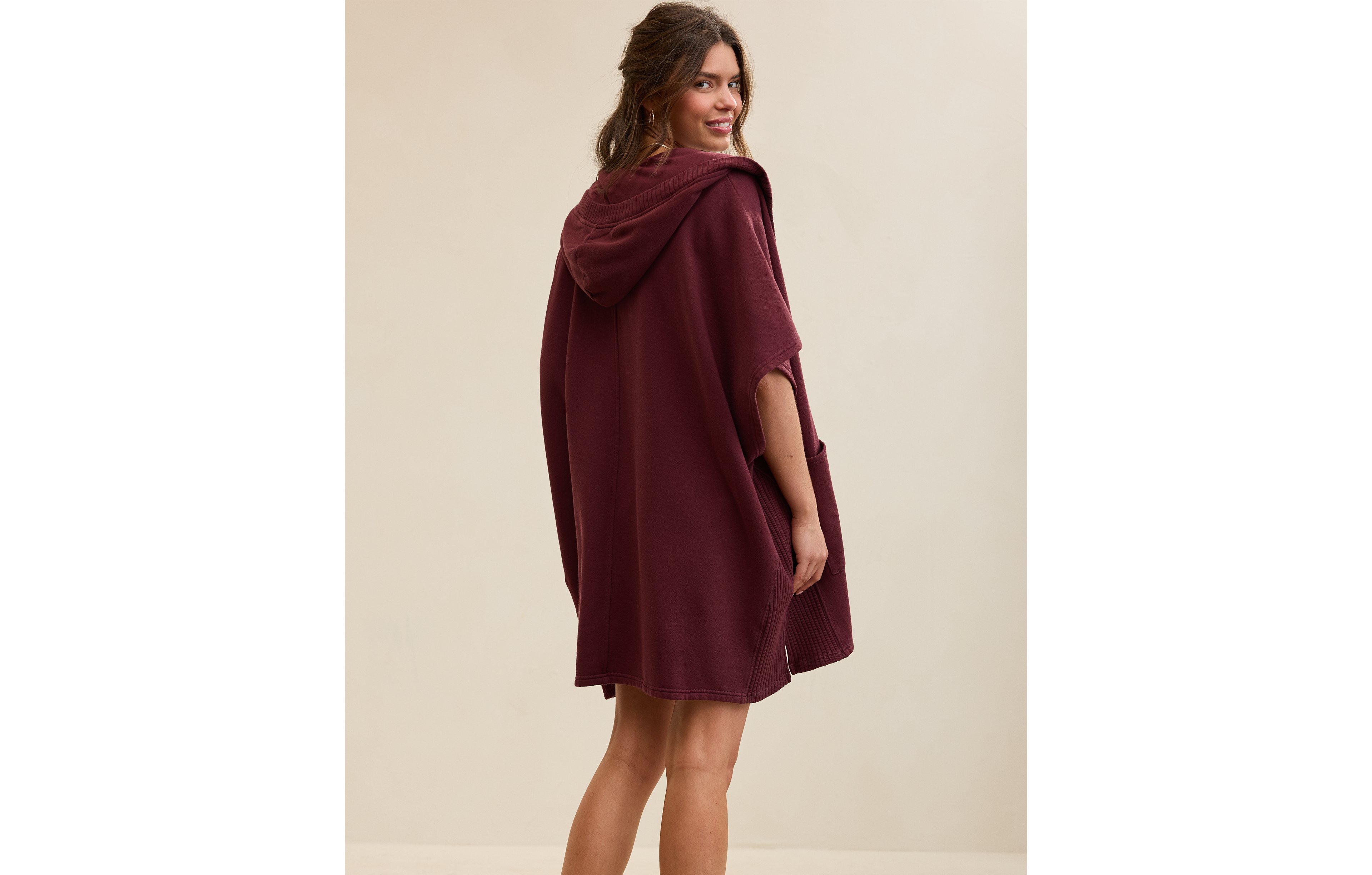 Aerie Hooded Fleece Cape