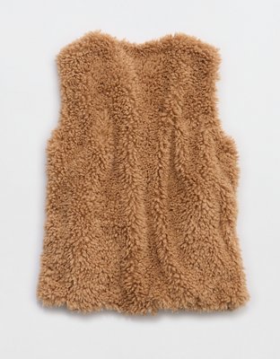 Aerie Faux Fur Vest