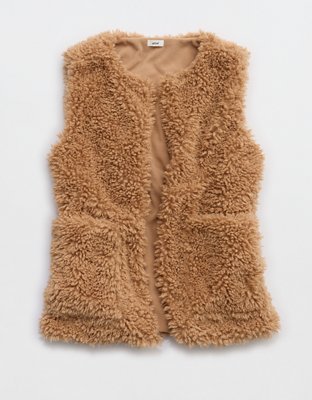 Aerie Faux Fur Vest