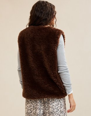 Aerie Faux Fur Vest