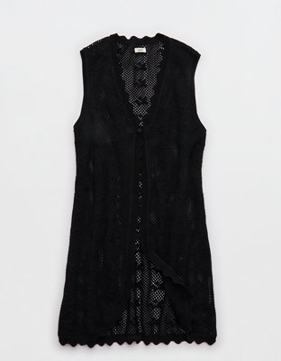 Aerie Scallop Crochet Coverup
