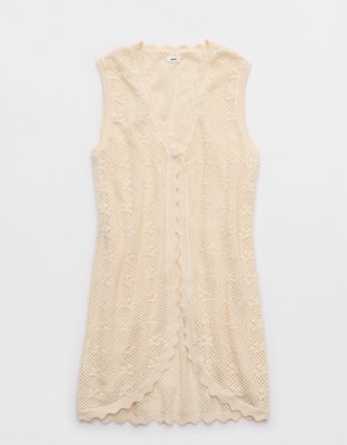 Aerie Scallop Crochet Coverup