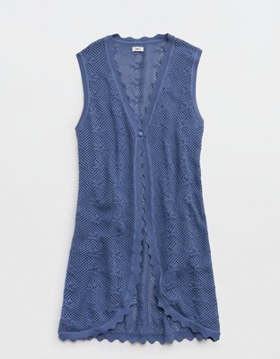 Aerie Scallop Crochet Coverup
