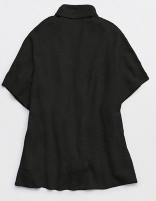 Aerie Waffle Shawl Cape