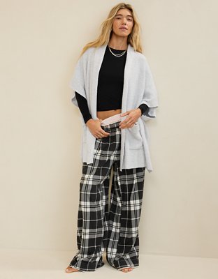 Aerie Waffle Shawl Cape