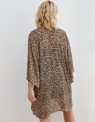 Женские аксессуары Aerie Chiffon Leopard Cape — фото 3