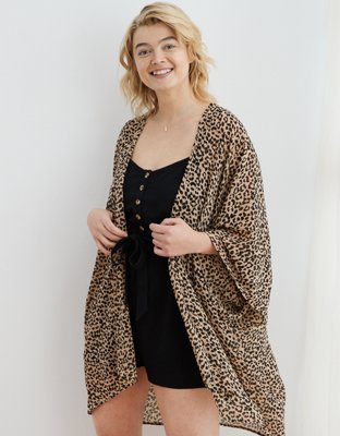 Женские аксессуары Aerie Chiffon Leopard Cape — фото 2