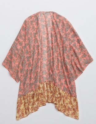 Aerie Ruffle Bottom Cape