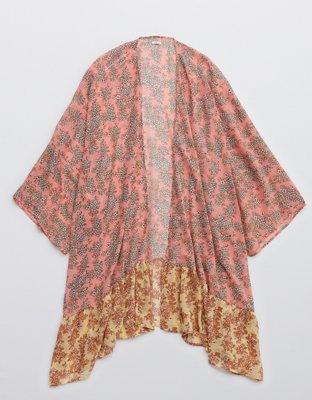 Aerie Ruffle Bottom Cape