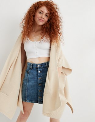 Aerie Hooded Sweater Poncho