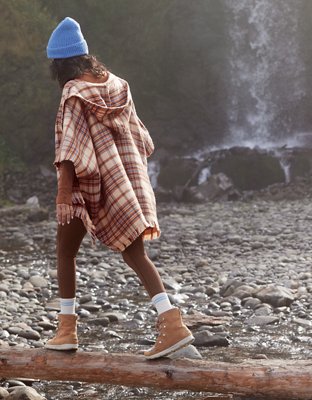 Женские свитеры Aerie Patchwork Poncho — фото 6