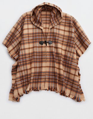 Женские свитеры Aerie Patchwork Poncho — фото 4