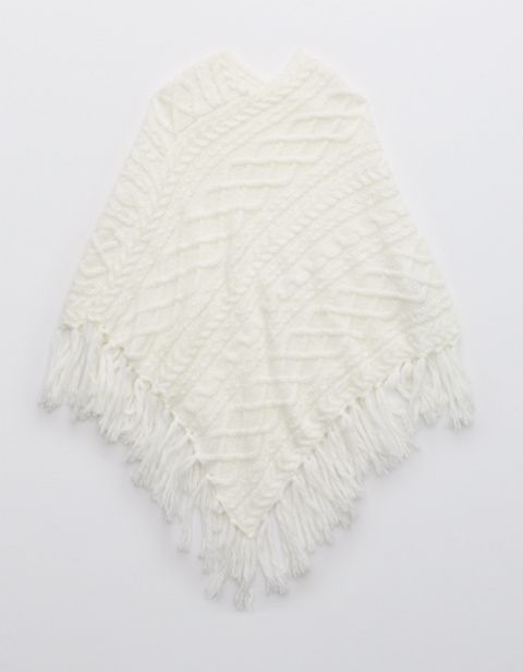 Женские свитеры Aerie Cable Pullover Poncho