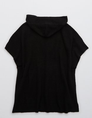 Aerie Waffle Sweater Poncho