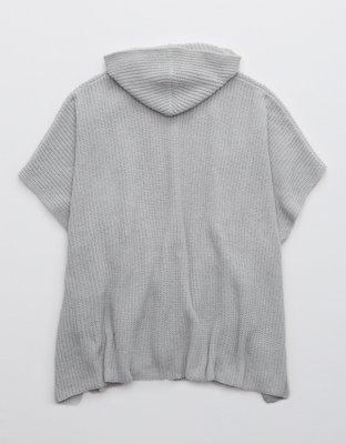 Женские свитеры Aerie Ribbed Hooded Sweater Cape — фото 4
