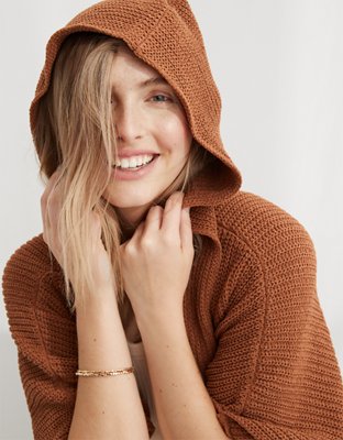 Aerie Ribbed Sweater Cape