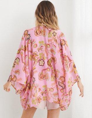 Aerie Chiffon Cropped Cape