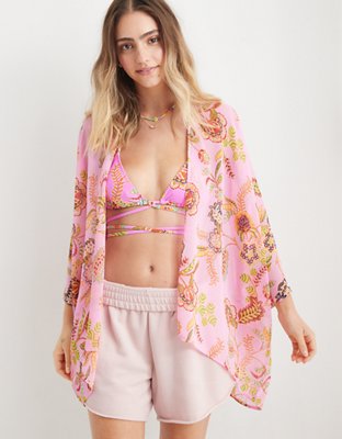 Aerie Chiffon Cropped Cape
