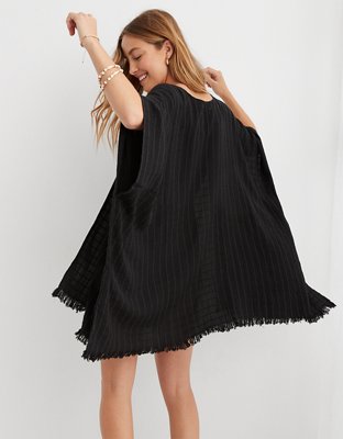Женские аксессуары Aerie Textured Open Cape — фото 3