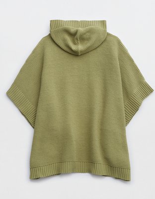 Женские свитеры Aerie Hooded Sweater Poncho — фото 4