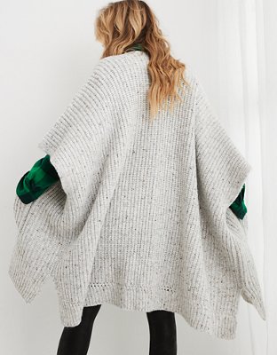 Aerie Ribbed Sweater Cape