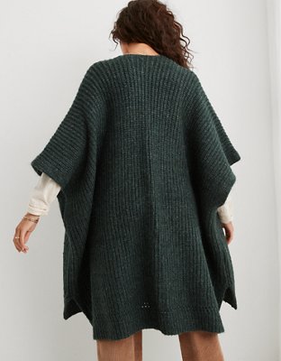 Aerie Ribbed Sweater Cape