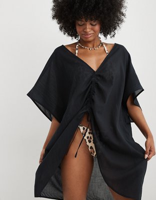 Aerie Front Ruched Cover Up