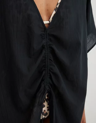 Aerie Front Ruched Cover Up