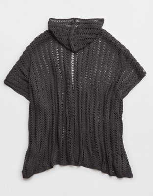 Женские свитеры Aerie Hooded Sweater Cape — фото 4