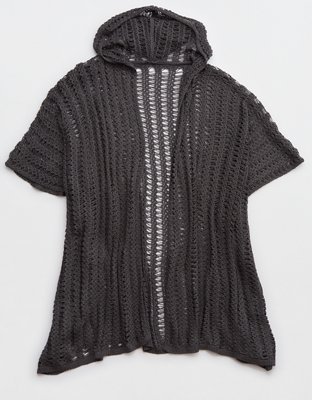 Женские свитеры Aerie Hooded Sweater Cape — фото 3