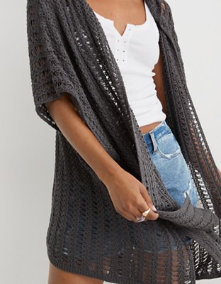 Женские свитеры Aerie Hooded Sweater Cape — фото 5