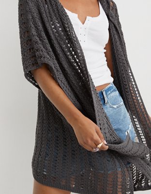 Aerie Hooded Sweater Cape