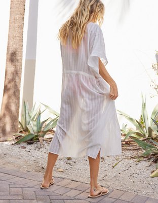 Aerie Front Tie Open Maxi Cape