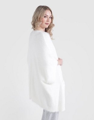Aerie Fuzzy Sweater Cape